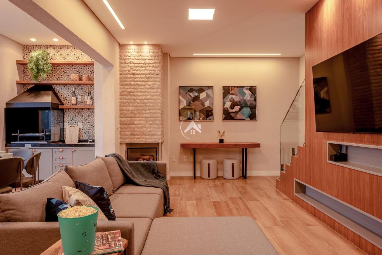 Moderna Cobertura Duplex Com 4 Suites Em Condominio Com Lazer Completo - Campos do Jordão Kültér fotó