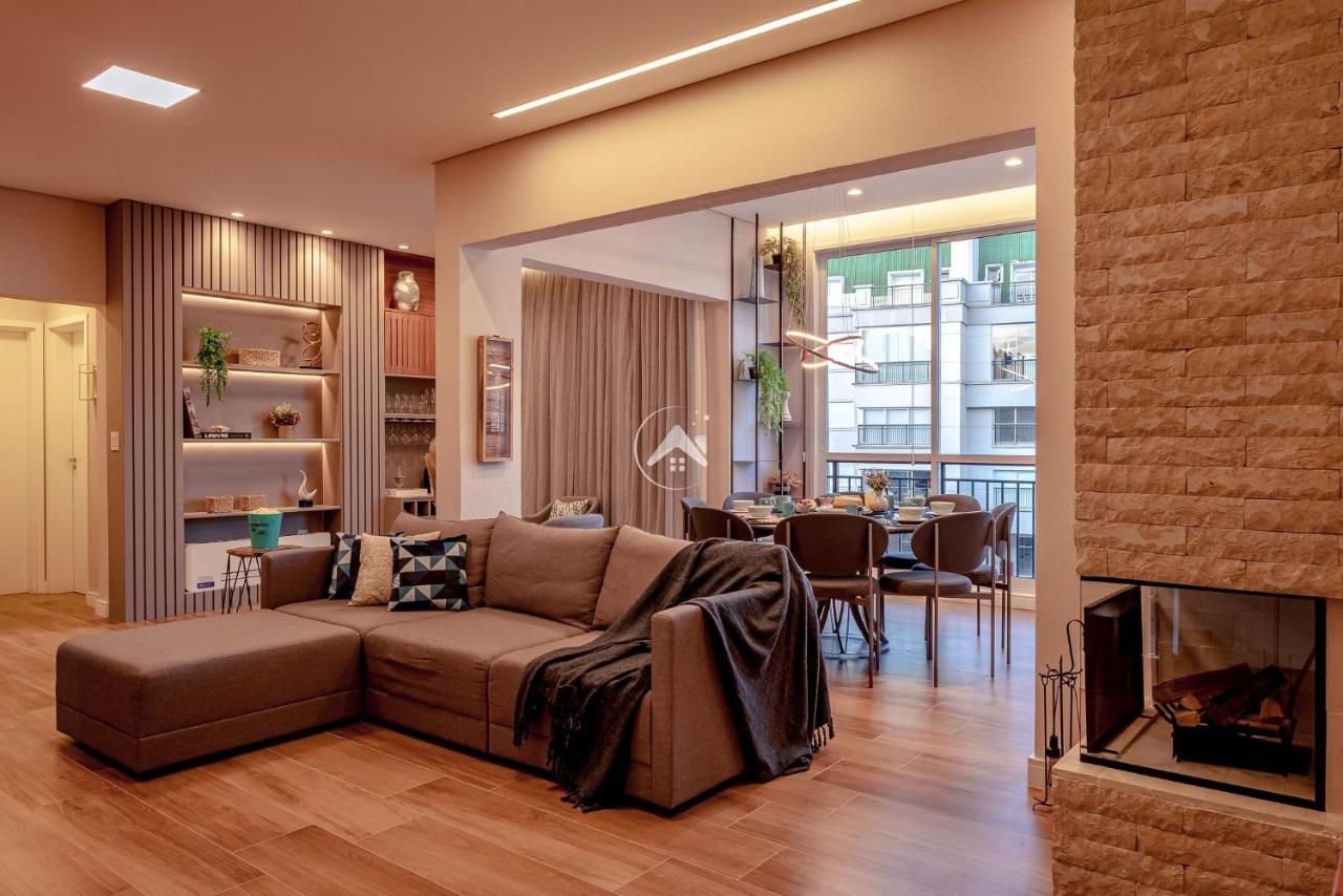 Moderna Cobertura Duplex Com 4 Suites Em Condominio Com Lazer Completo - Campos do Jordão Kültér fotó